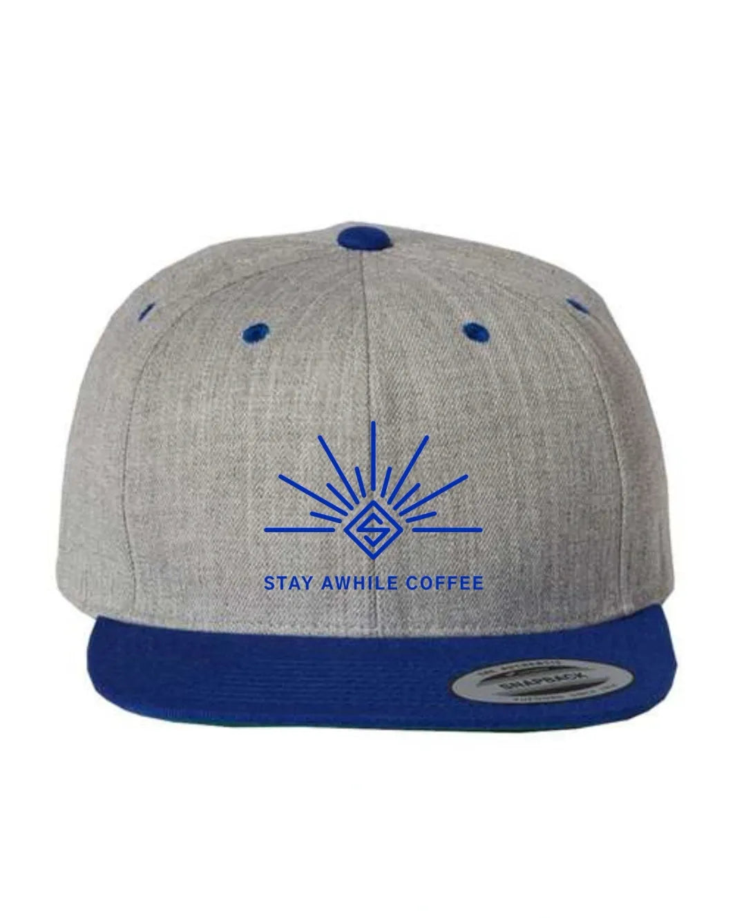 Stay Awhile Coffee Flat Brim Hat