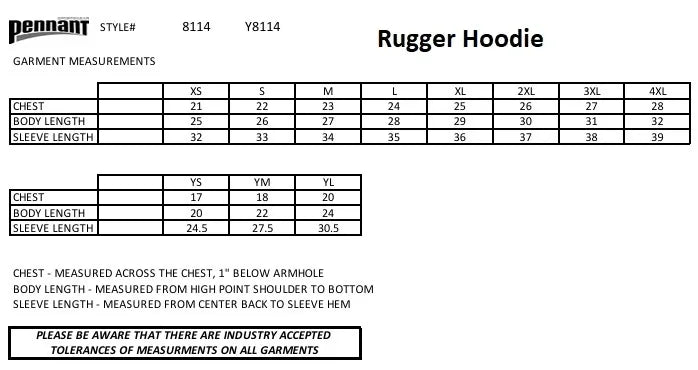 Uxbridge Spiritwear Rugger Neck Hoodie