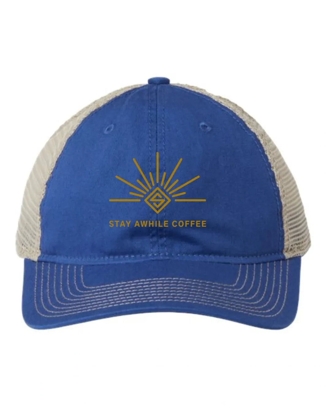 Stay Awhile Coffee Trucker Hat