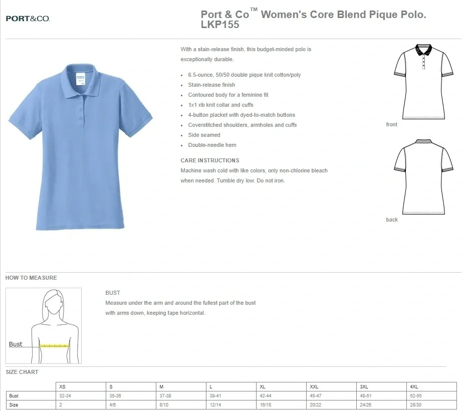 Uxbridge Spiritwear Ladies Polo