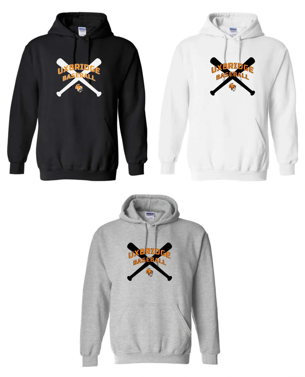 Uxbridge Baseball Hoodie