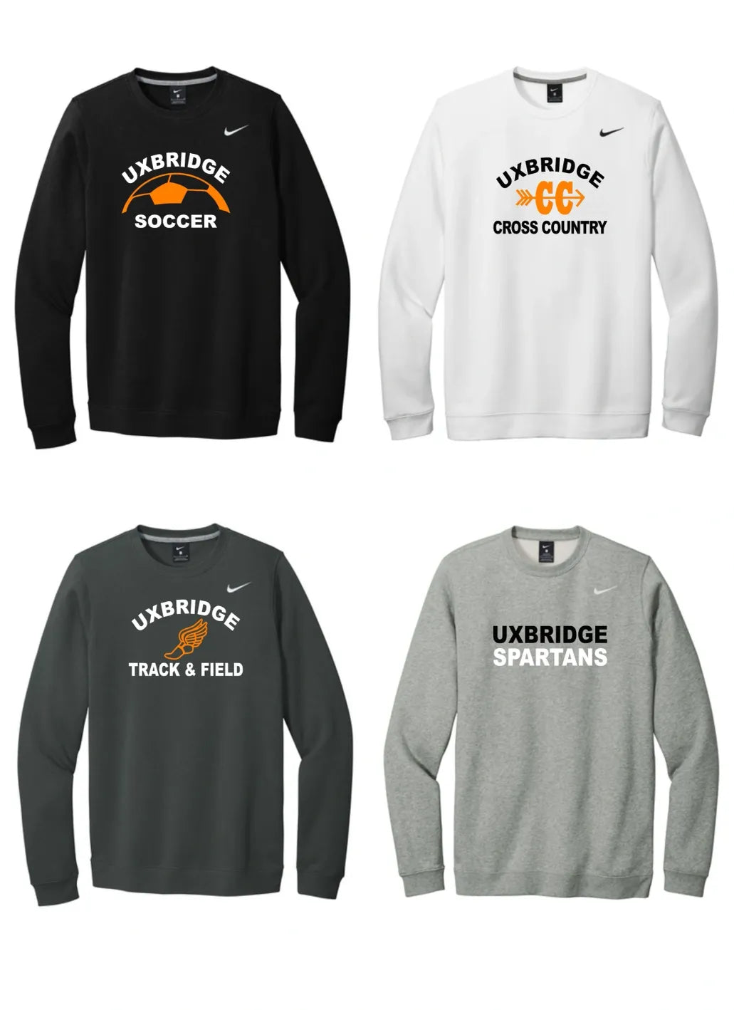 Spartans Nike Club Fleece Crewneck