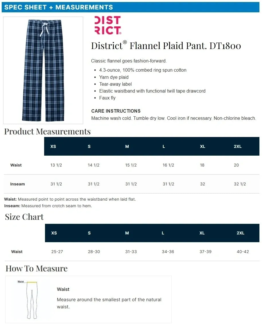 Wachusett Field Hockey Flannel Pants