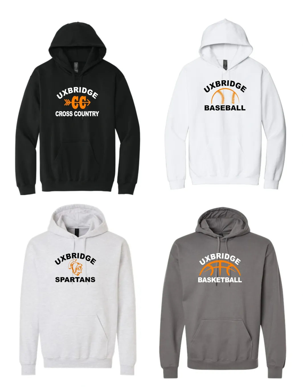 Spartans Gildan Softstyle Pullover Hooded Sweatshirt