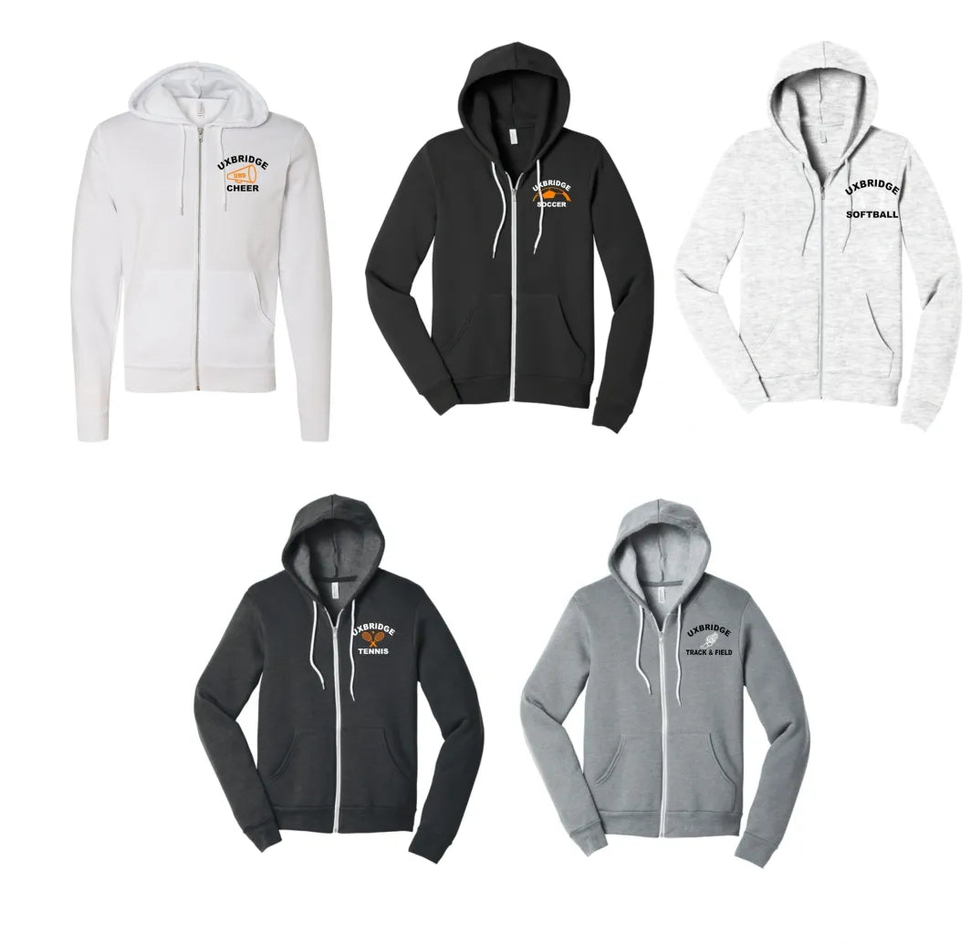 Spartans Sponge Full Zip Fleece Hoodie