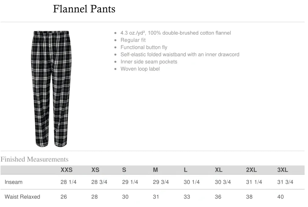 PSG Flannel Pants