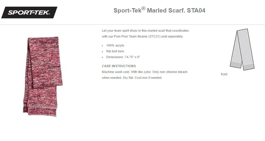 Assumption Embroidered Hat/Scarf Set