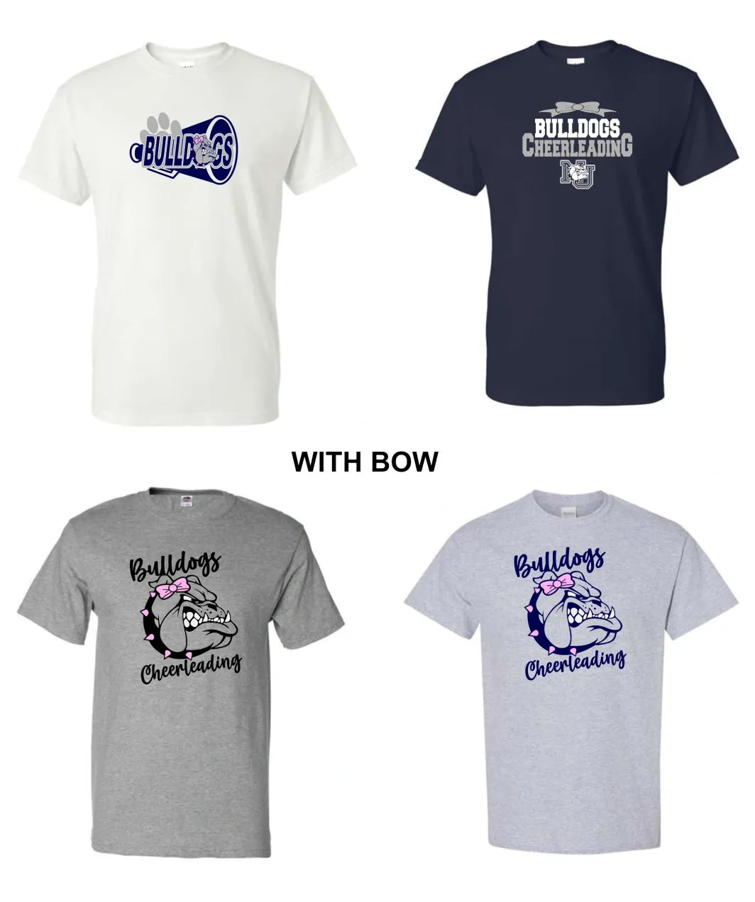 NU Bulldogs Youth Football T-Shirt