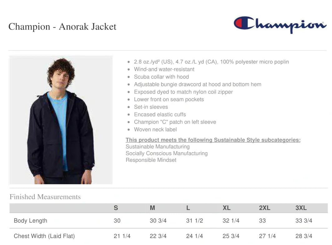Spartans Full Zip Anorak Jacket