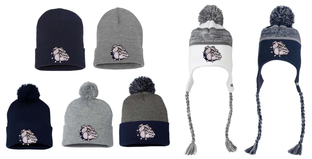 NU Bulldogs Embroidered Beanie