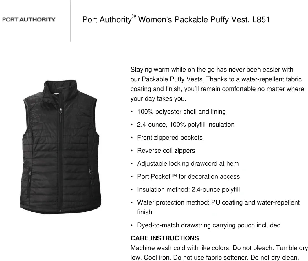 Troop 1122 Women's Vest