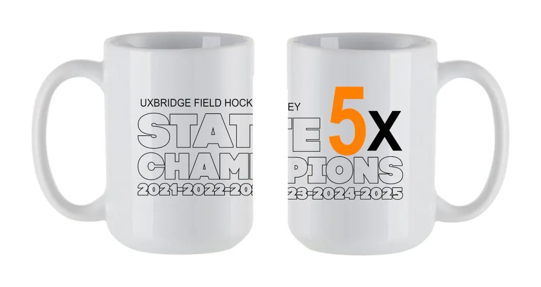 5X Field Hockey Champions Mug