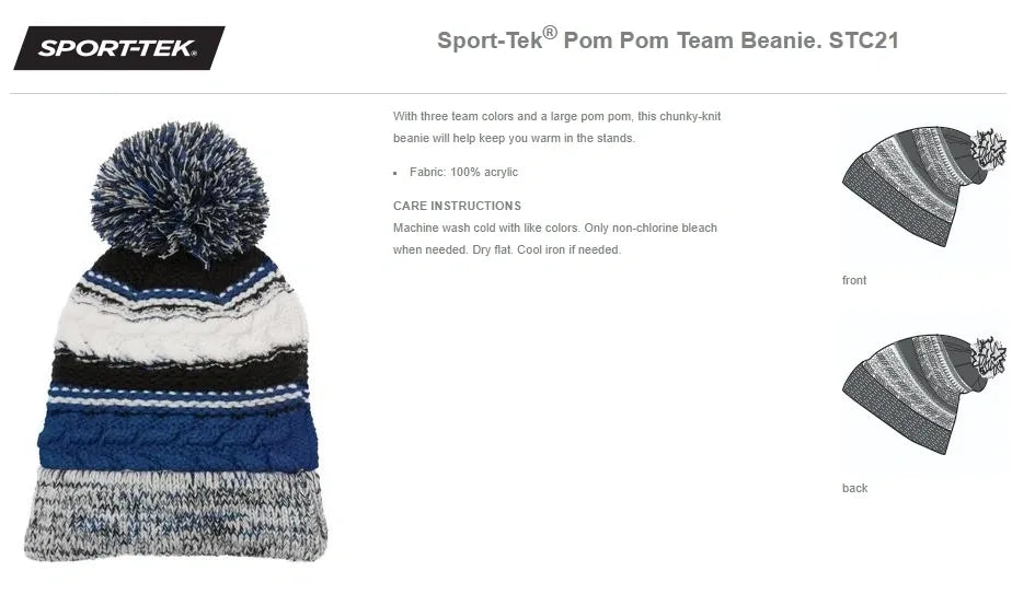 Assumption Embroidered Hat/Scarf Set