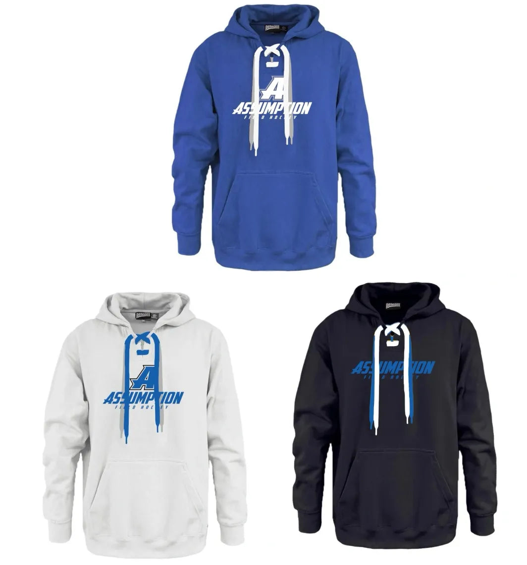 Assumption Double Laced Hoodie