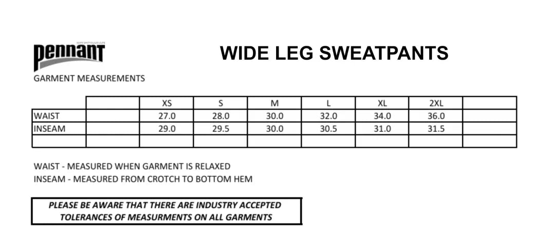 Assumption Wide leg Sweatpants