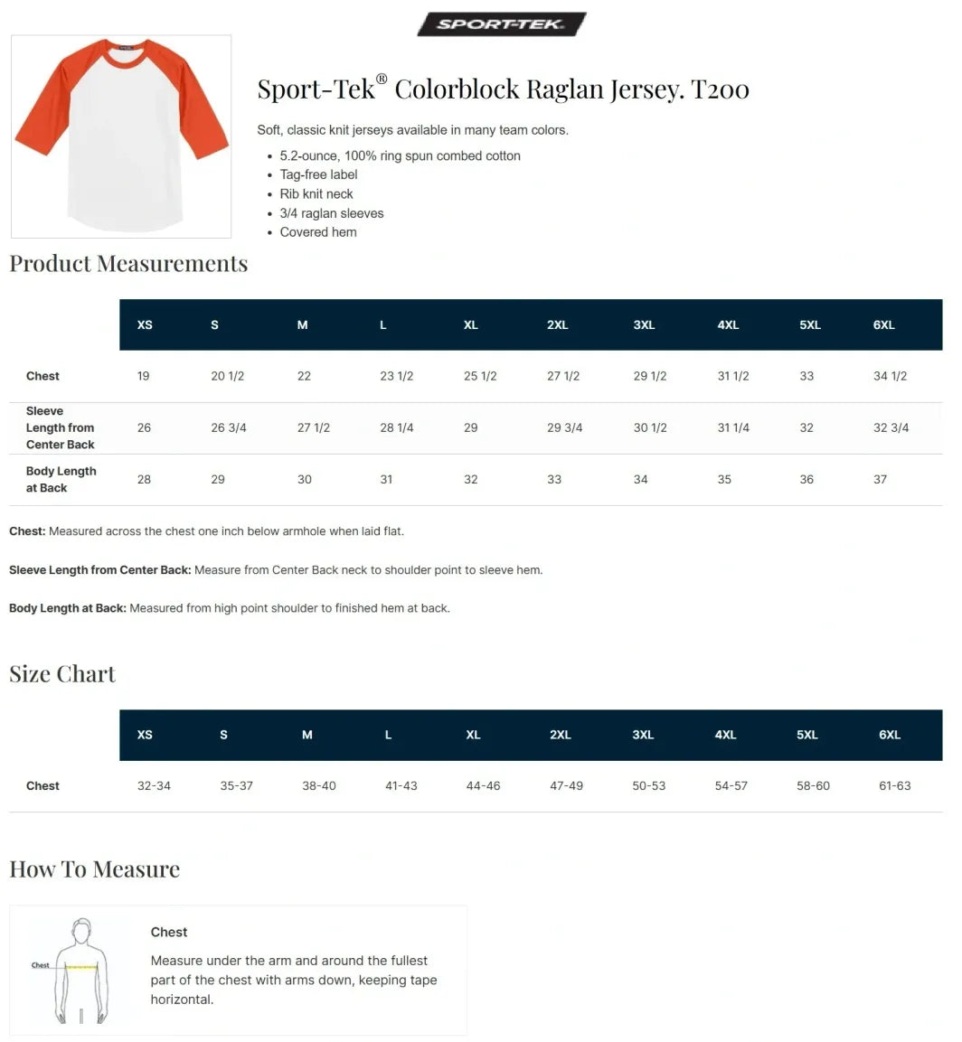 Uxbridge Spiritwear Raglan