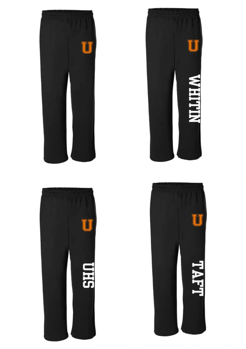 Uxbridge Public Schools Sweatpants (open ankle)