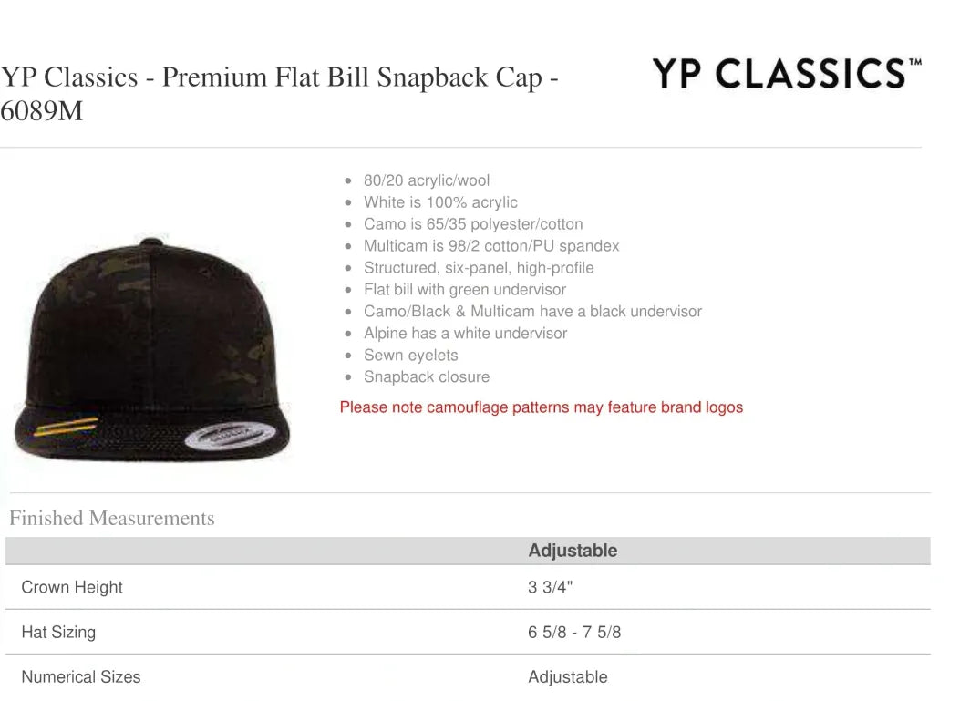 Stay Awhile Coffee Flat Brim Hat
