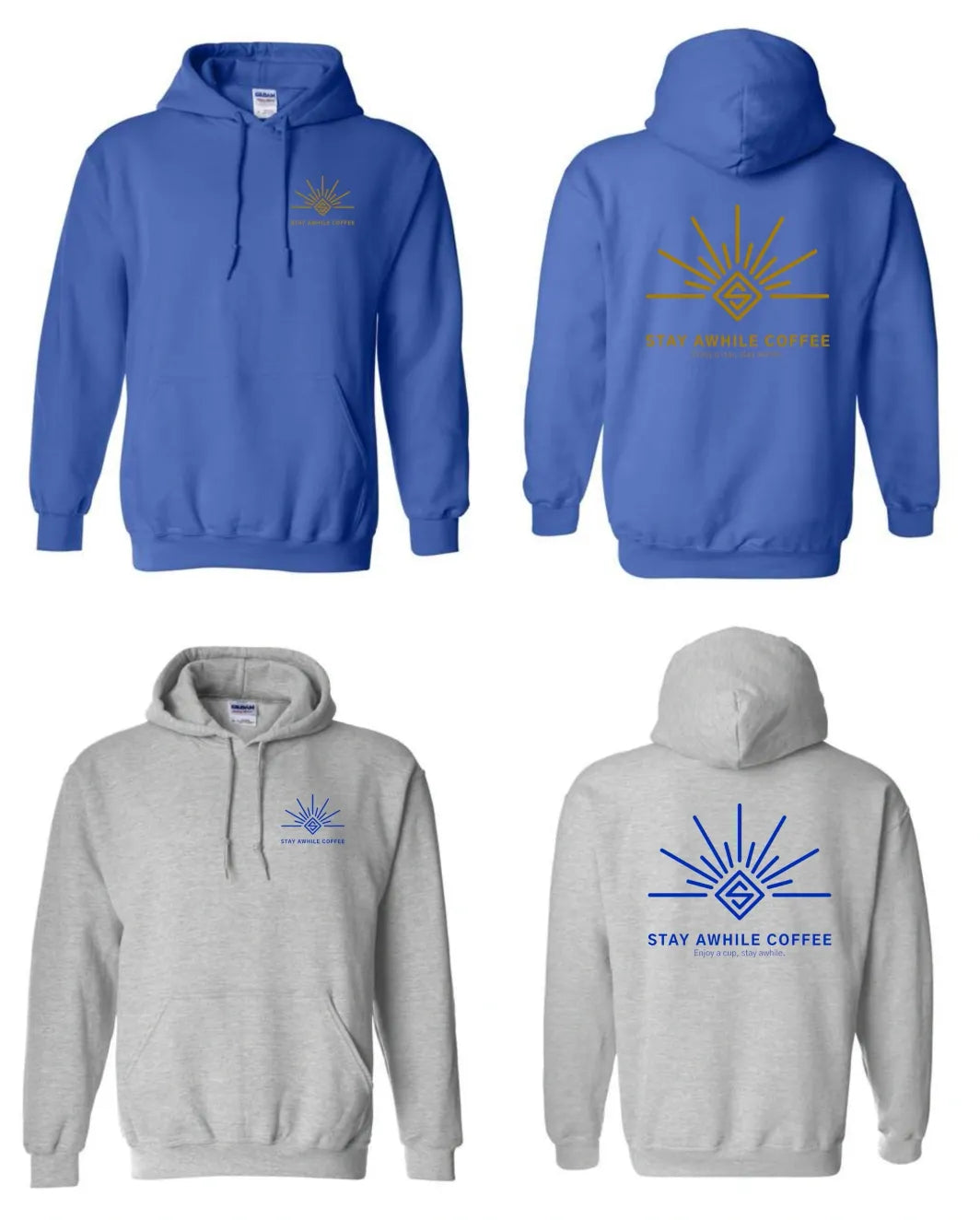 Stay Awhile Coffee Hoodie