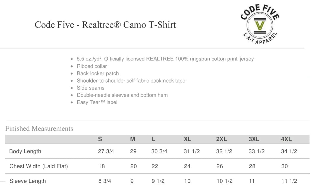 Uxbridge Rod & Gun Camo T-Shirt