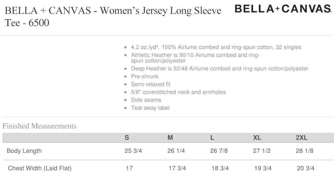 Spartans Ladies Jersey Long Sleeve