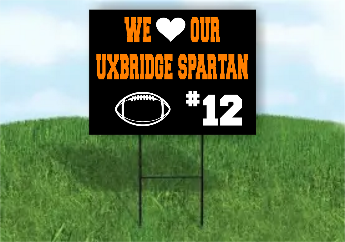 Spartans Lawn Sign